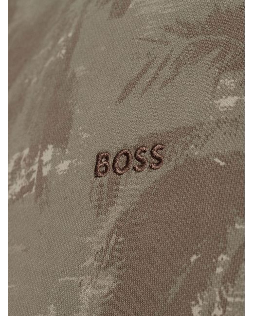 Boss Sweatshirt We_Jungle in Brown für Herren