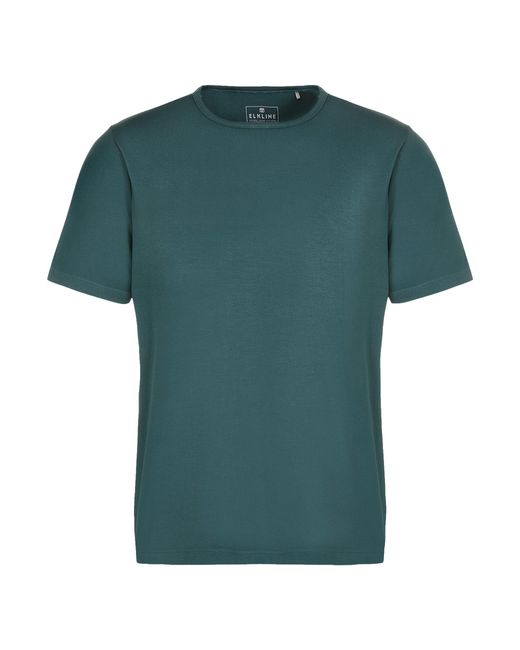 Elkline T- Bamboo Basic Kurzarm Jersey Shirt aus weichem Bambus Viskose in Green für Herren