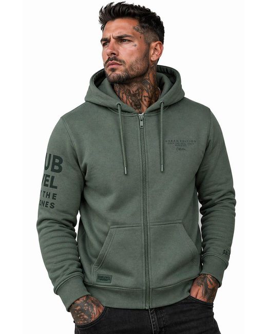 Sublevel Green Kapuzenpullover