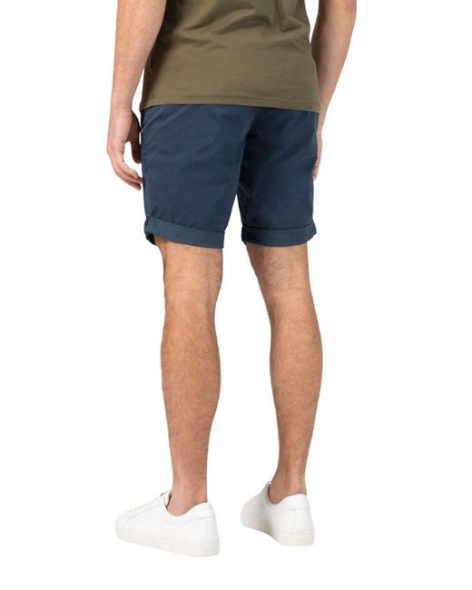 Timezone Shorts SLIM JANNOTZ SHORT mit Stretch in Blue für Herren