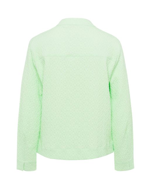 FRANK WALDER Green Blusenblazer