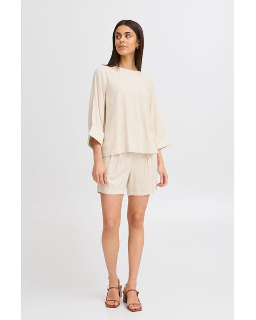 Fransa Natural Hemdbluse FRATEL