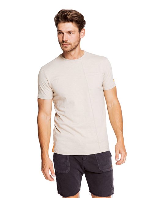 Zhrill T-Shirt TILL Sand (0-tlg) in White für Herren