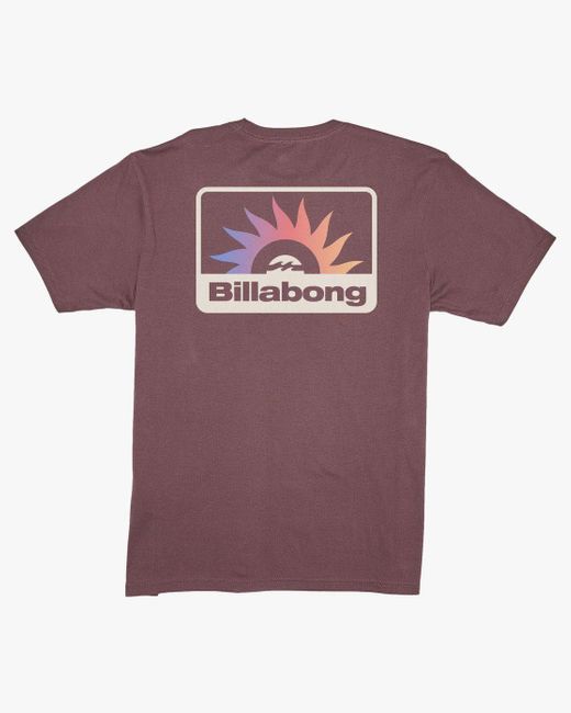 Billabong T-Shirt Walled in Purple für Herren