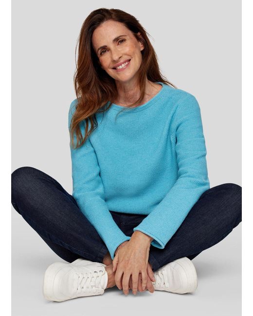 Rabe Blue Strickpullover Flow Motion