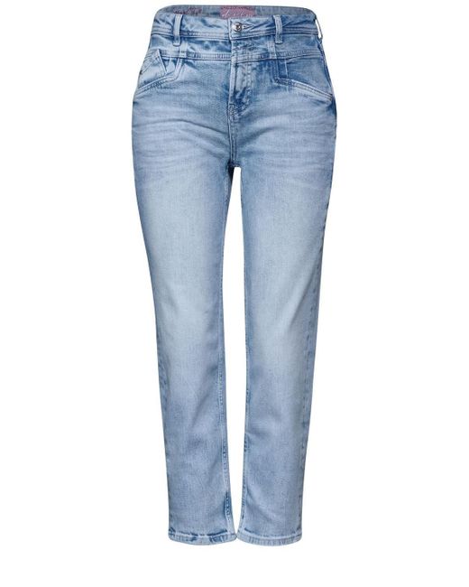 Street One Regular-fit-Jeans Style Denim-Modern Straight,ca, bleached blue