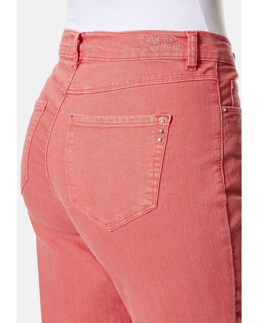 STOOKER WOMEN 5-Pocket-Jeans Nizza Twill Tapered Fit