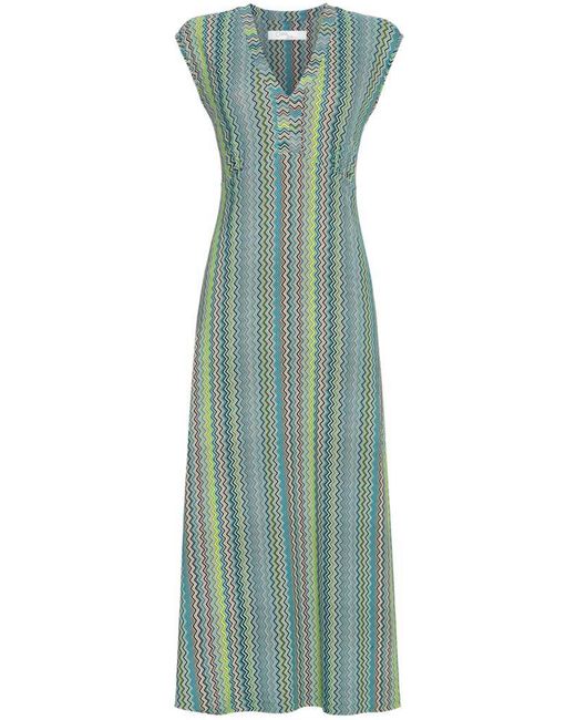 Ringella Green Sommerkleid Kleid lang ohne Arm (1-tlg) Modisches Design