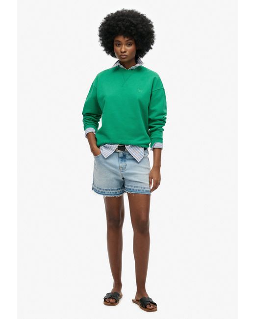 Superdry Green Sweatshirt STUDIOS CREW