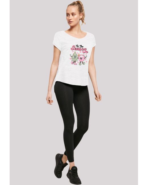 F4NT4STIC White Shirt Tis The Season Tree Cocoa Premium Qualität, Weihnachts-Kollection