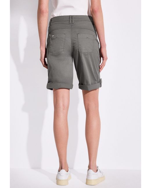 Street One Gray Bermudas Style Yulius mit Turn-Up