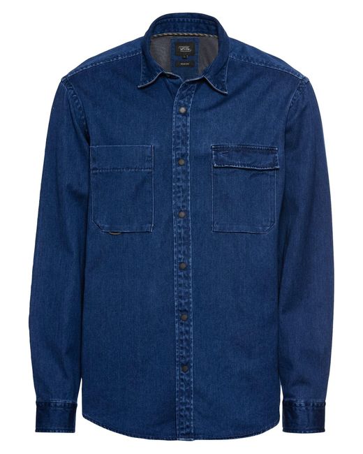 Camel Active Langarmhemd in Blue für Herren