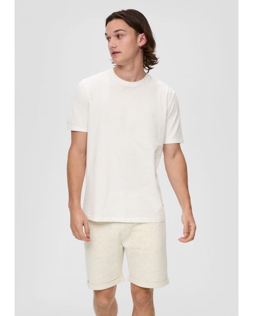 QS Cargoshorts Shorts mit Tunnelzug in White für Herren