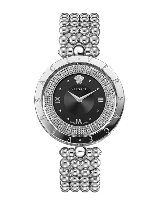 Versace Black Schweizer Uhr EON