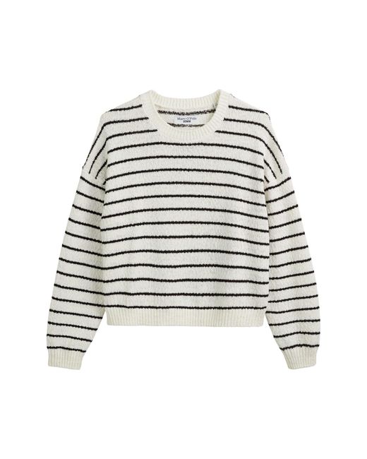 Marc O' Polo White Rundhalspullover
