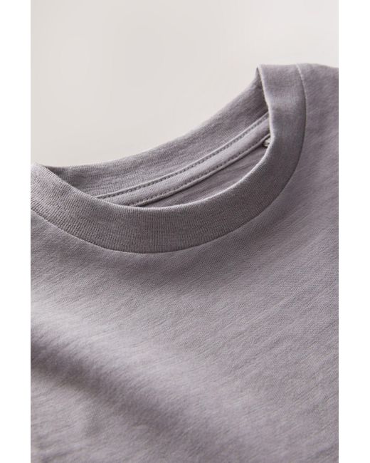 Next T-Shirt mit Applikation aus 100 % Baumwolle (1-tlg) in Gray für Herren