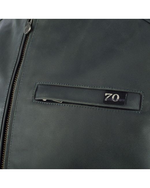Segura Motorradjacke Track Motorrad Lederjacke protektoren in Gray für Herren