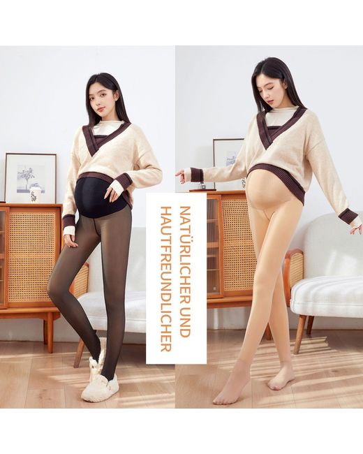 Refttenw Natural Umstandsstrumpfhose,Fleecesocken,warme Socken,Strümpfe