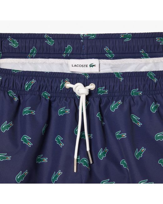 Lacoste Shorts Swimming Trunks in Blue für Herren