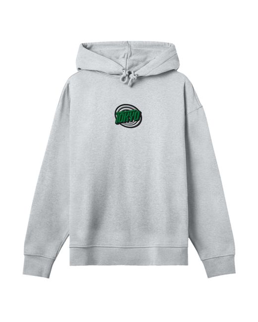 F4NT4STIC Gray Kapuzenpullover Tokyo Stickerei Premium Qualität