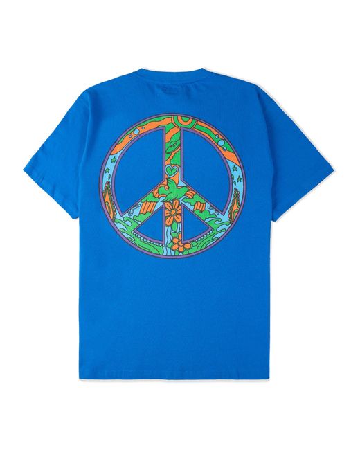 Market Hippie T-Shirt default in Blue für Herren