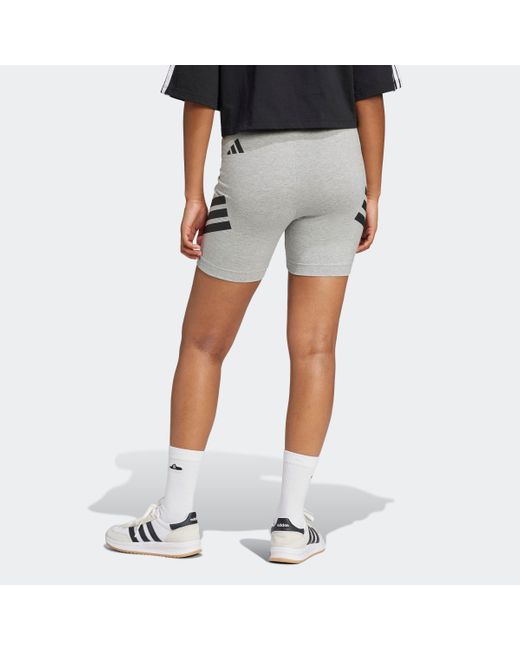 Adidas Blue Shorts W FI 3S BIKER (1-tlg)