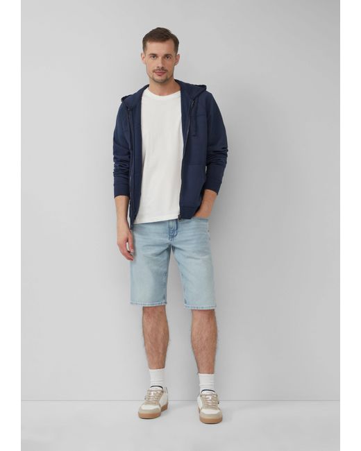 S.oliver Shirttop Jersey-Tanktop im Relaxed Fit mit Print in White für Herren