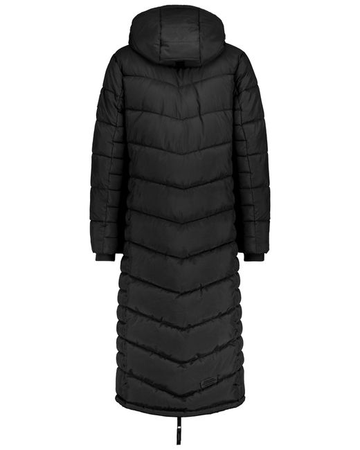 Sublevel Black Winter Jacke Parka Steppjacke Steppmantel Wintermantel Lange Mantel