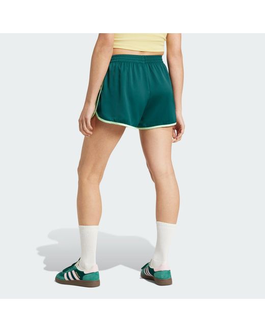 Adidas Green ADICOLOR 3-STREIFEN SPRINTER SHORTS