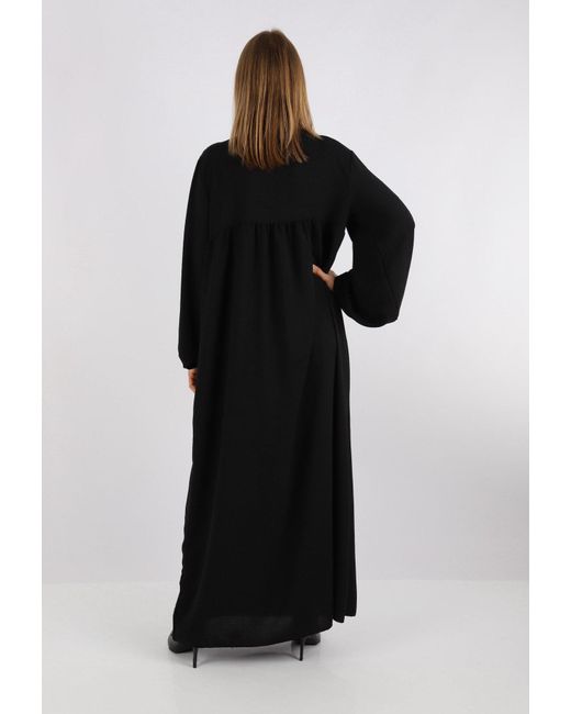 Hello Miss Black Sommerkleid Beliebte Islamische Keid, Kaftan, Abaya, Kleid für Hijabis Jazz-Stoff
