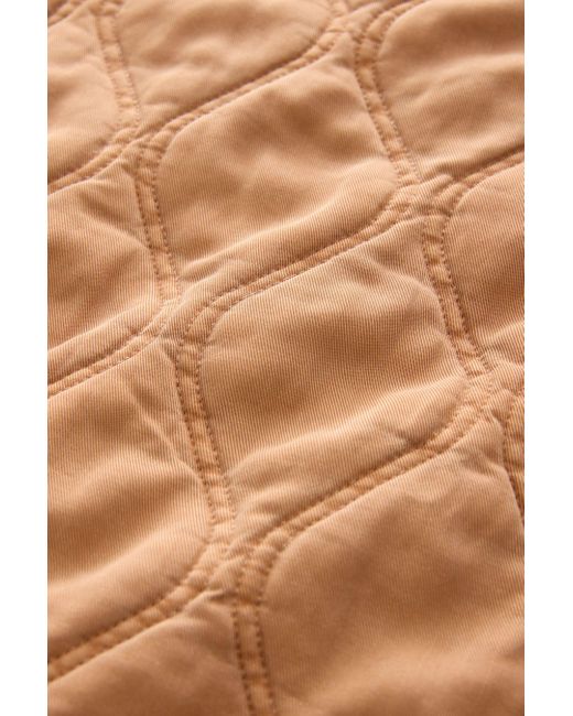 Next Brown Steppweste Gestepptes Gilet aus 100 % Baumwolle (1-tlg)