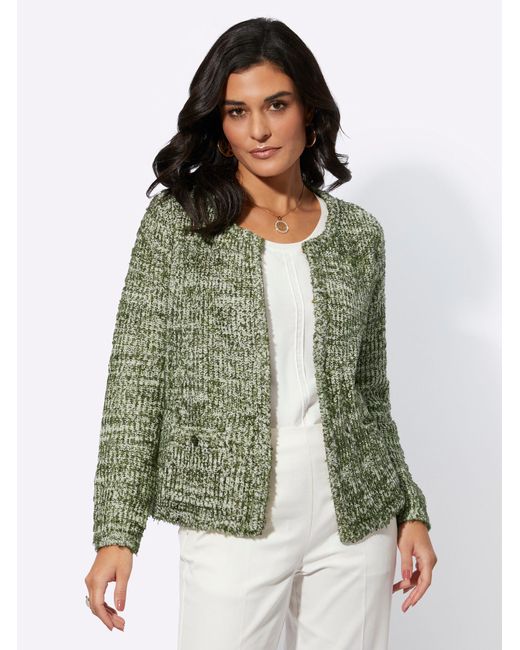 Creation L Green Strickjacke