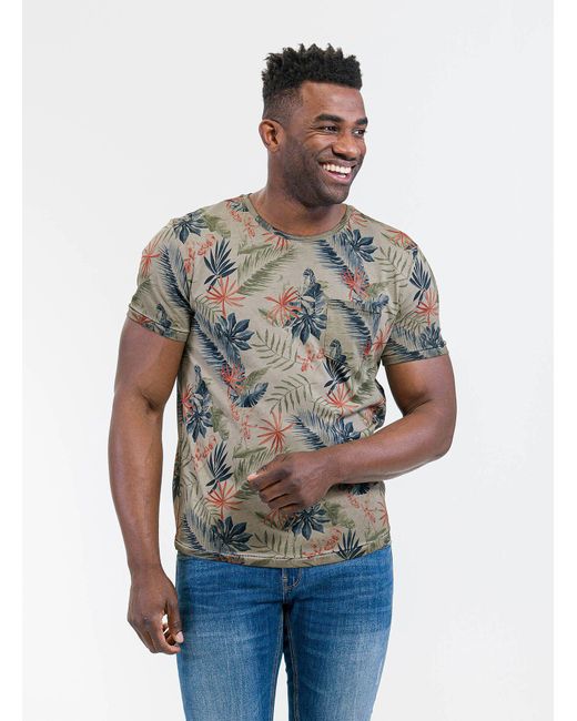Key Largo T-Shirt SANTA FE (1-tlg) in Gray für Herren