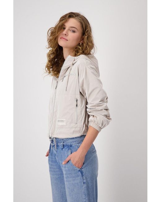 Monari Gray Langmantel Jacke 118