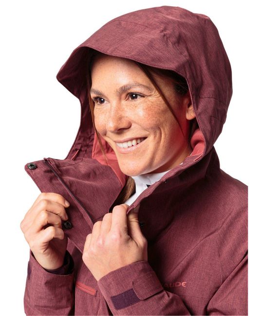 Vaude Red Outdoorjacke Women's Yaras Warm Rain Jacket (1-St) Klimaneutral kompensiert