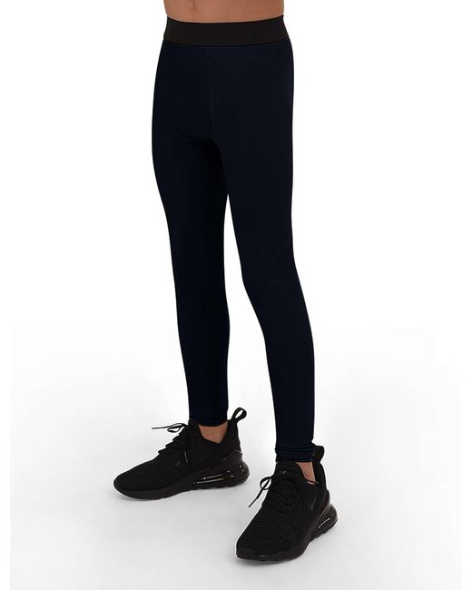 TCA Funktionsleggings Kompressionshose Lang Dunkelblau in Blue für Herren