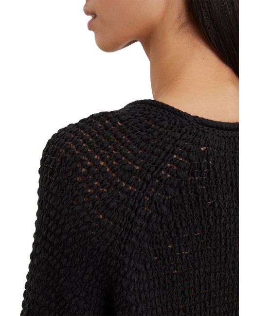 Marc O' Polo Black Strickpullover aus Effektgarn