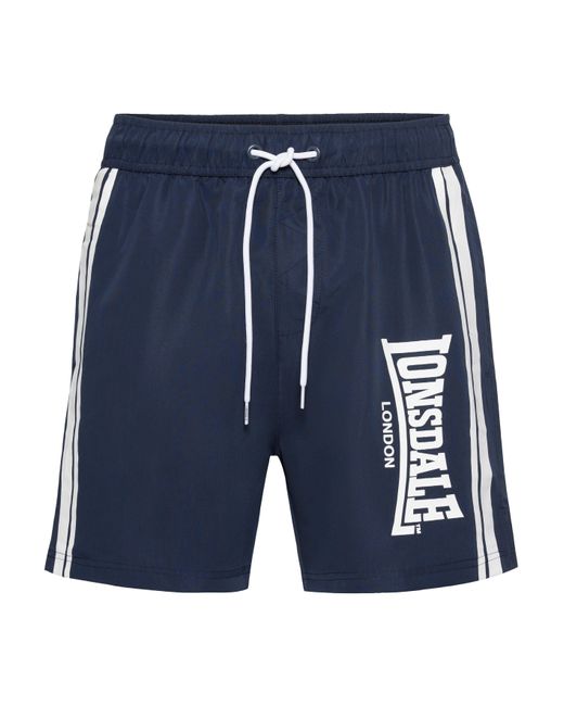 Lonsdale Shorts TAMESIDE Badeshorts mit elastischem Bund und Kordelzug in Blue für Herren