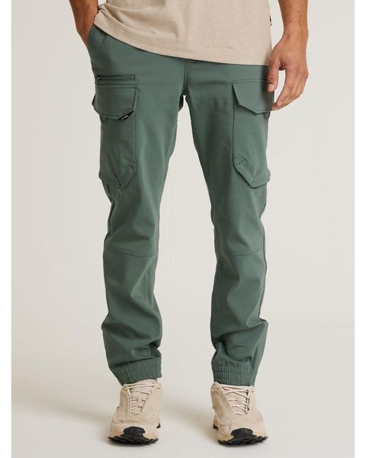 Chasin' Hose – stylische Cargohose – Rift Flow in Blue für Herren