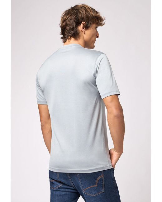 Roy Robson T- Basic Shirt in Gray für Herren
