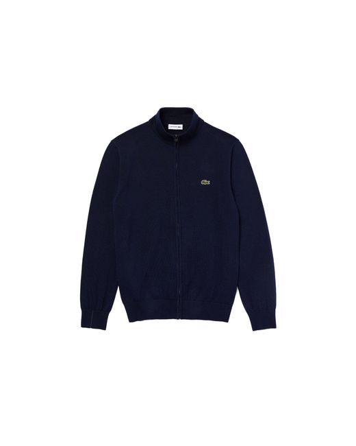 Lacoste Sweatjacke Sweatshirt mit Reißverschluss und (1-tlg) in Blue für Herren