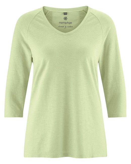 HempAge Green /--Shirt DH240 Raglanshirt mit 3/4-Arm