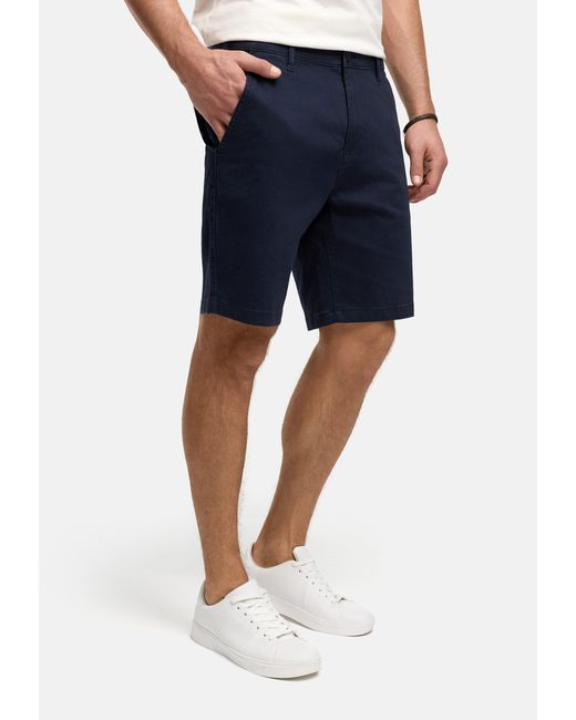 INDICODE Chinoshorts INSeven mit dezenten Gesäßtaschen in Blue für Herren