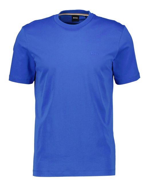 Boss T-Shirt THOMPSON Regular Fit (1-tlg) in Blue für Herren