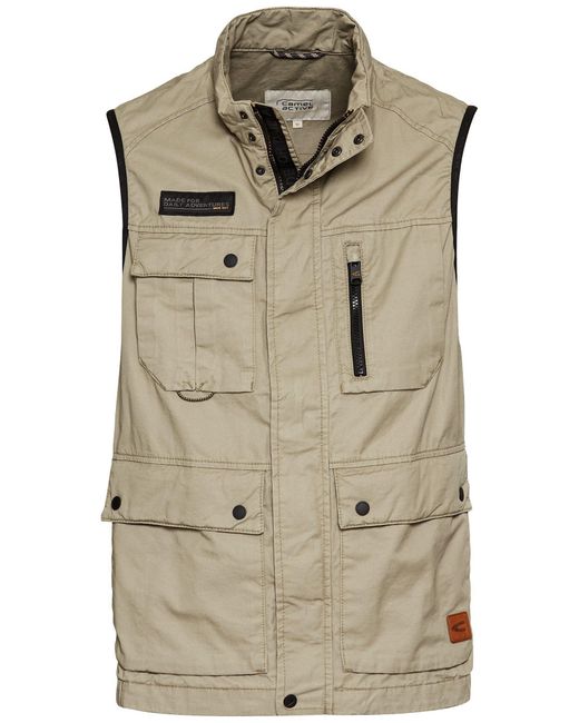 Camel Active Kurzweste in Natural für Herren