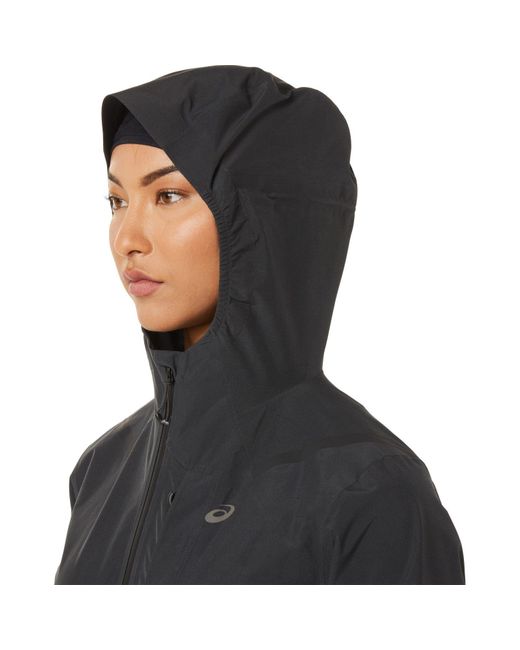 Asics Black Laufjacke ACCELERATE Waterproof 2.0 Jacket Lady 2012C219-020 Winddicht & Eronomisch