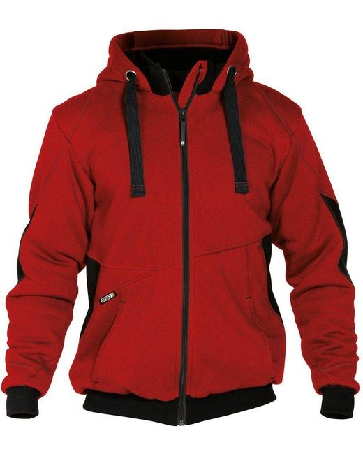 Dassy Sweatjacke Pulse in Red für Herren