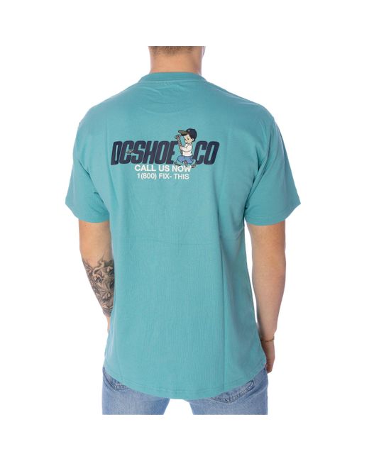 DC Shoes T-Shirt Fixer Upper in Blue für Herren