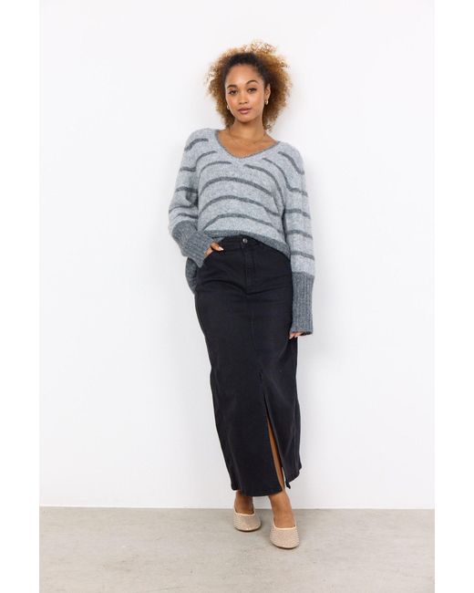 Soya Concept Gray Strickpullover SC-ILENE 2
