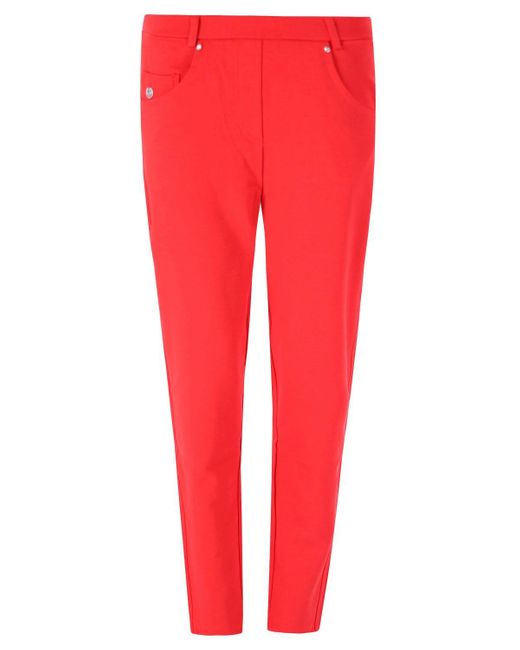 Hajo Red Stoffhose Five-Pocket Hose bi-stretch